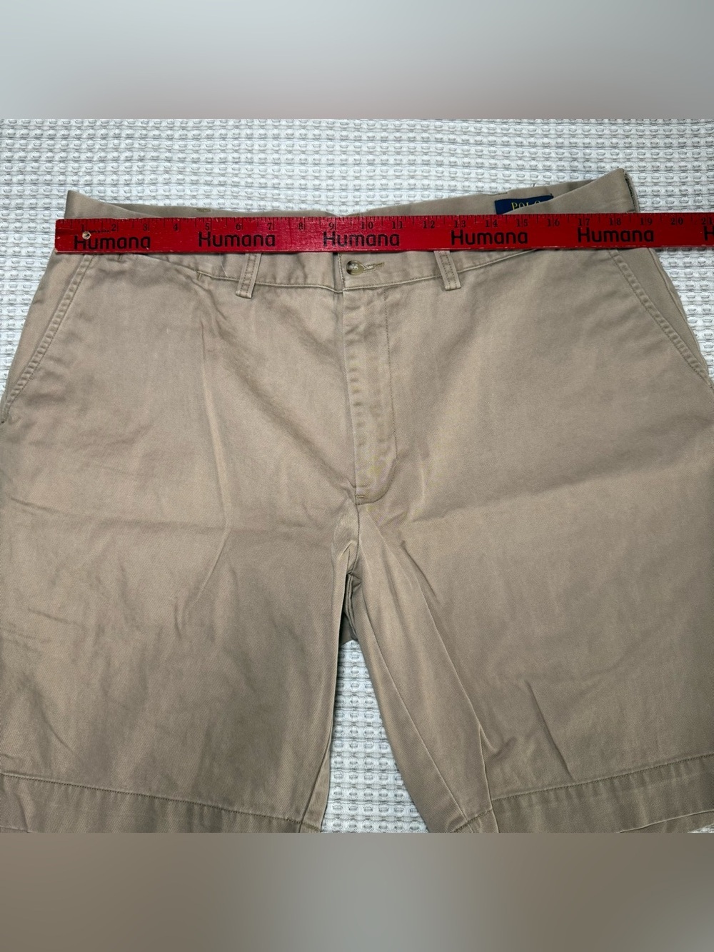 Polo Ralph Lauren Shorts Men's Khaki Size 38 Classic Fit Chino Shorts 9” Inseam - Picture 2 of 9